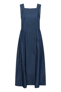 CULTURE Mone Michelle Long Dress - Dark Denim