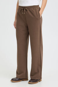 FRANSA Priya Wide Leg Pants - Brown