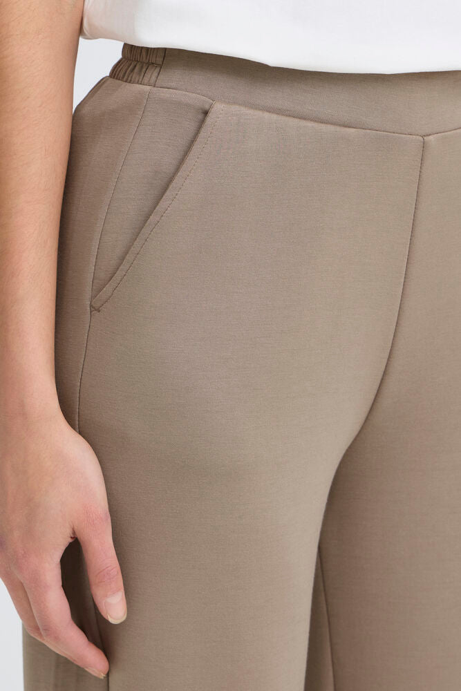FRANSA Aurora Wide Leg Trousers - Brown