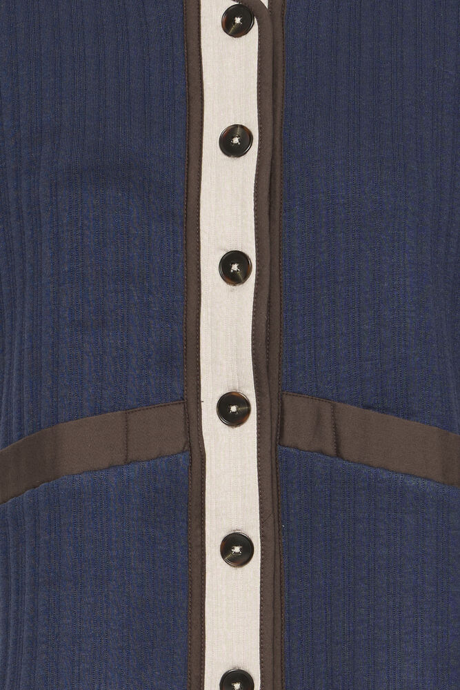 ICHI Sleeveless Jacket - Navy
