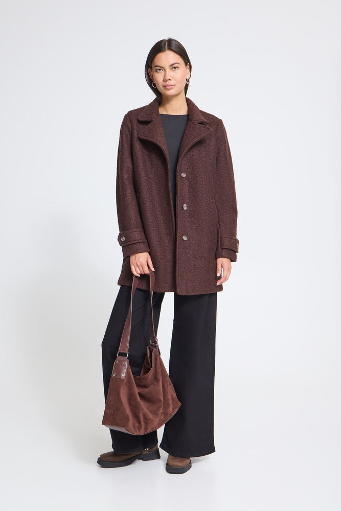ICHI Stipa Jacket - Brown