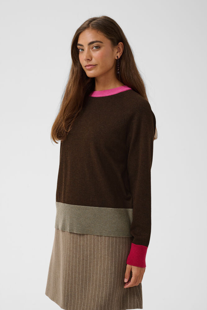 CULTURE Annemarie Pullover - Coffee Bean