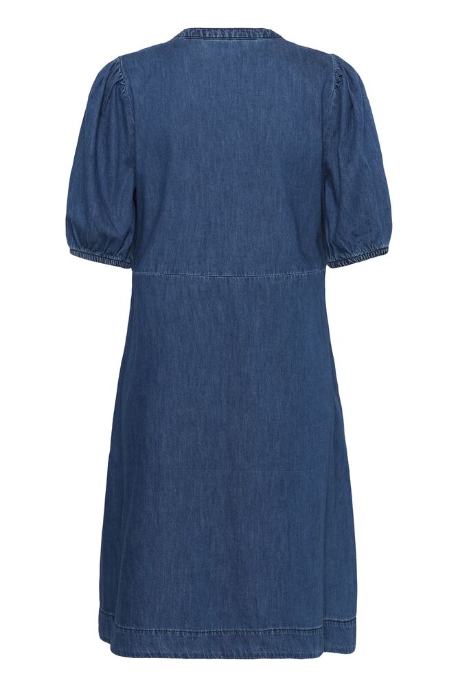 CULTURE Bertelino SS Denim Dress- Dark Denim