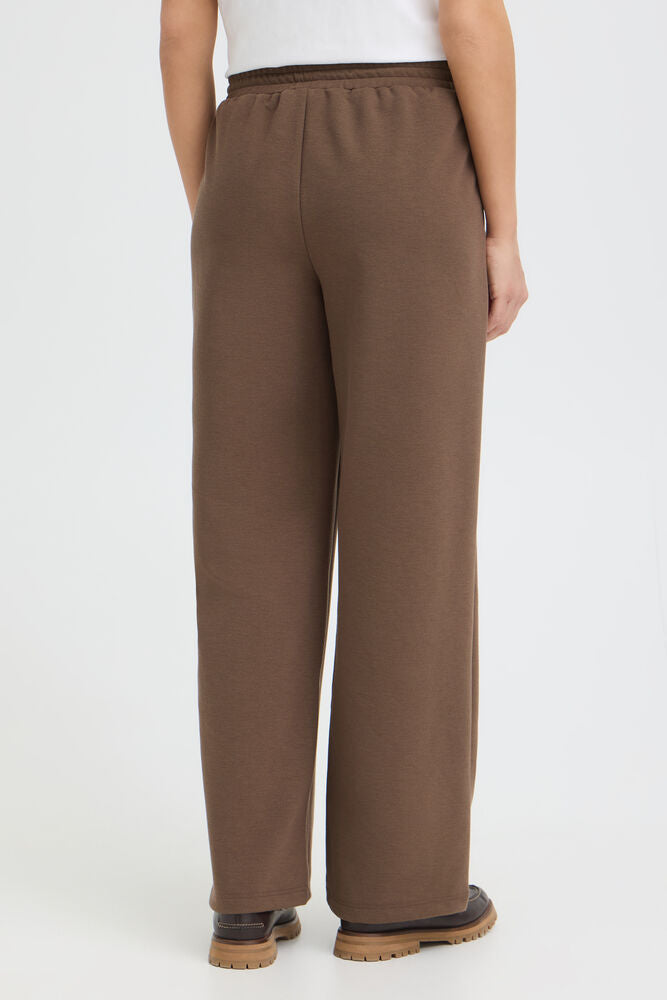 FRANSA Priya Wide Leg Pants - Brown