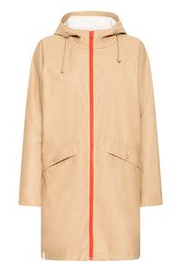 ICHI Tazi Rain Jacket - Natural