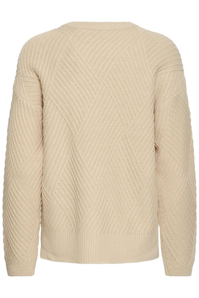 FRANSA Crew Neck Jumper - Tan
