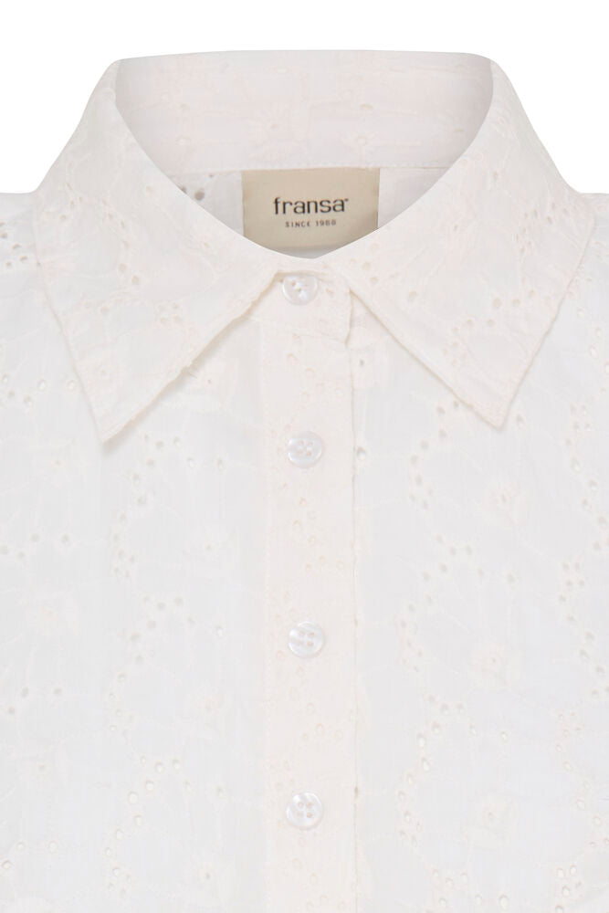FRANSA Mariana Shirt Collar Insert - White
