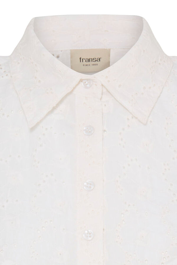 FRANSA Mariana Shirt Collar Insert - White