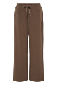 FRANSA Priya Wide Leg Pants - Brown