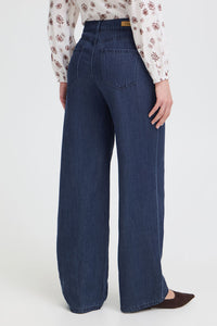 FRANSA Sunna Hanna Jean - Mid Blue