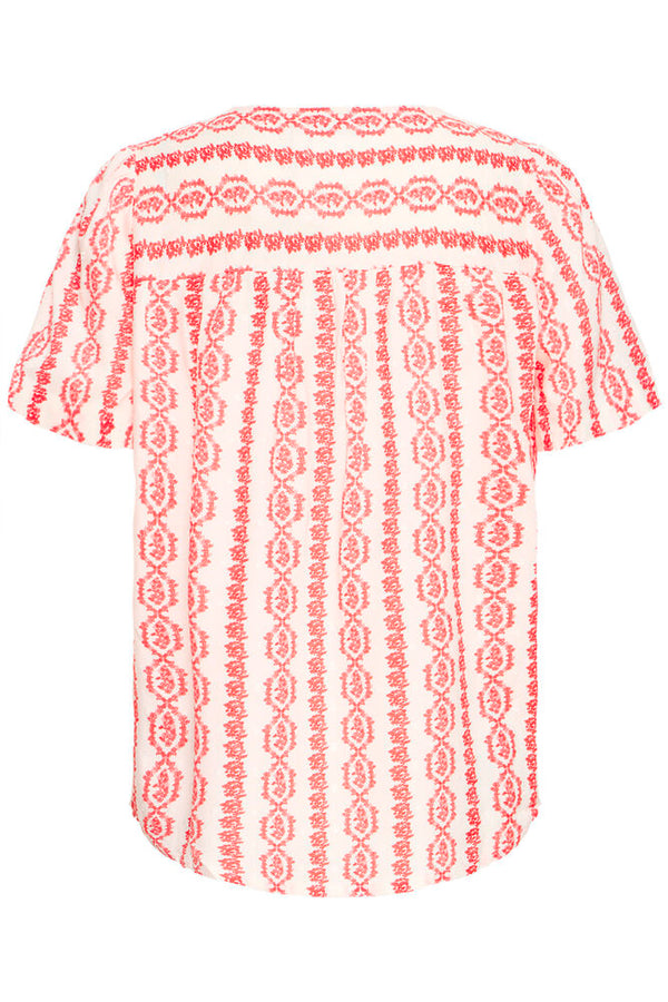 FRANSA Sophia Blouse - Coral Print