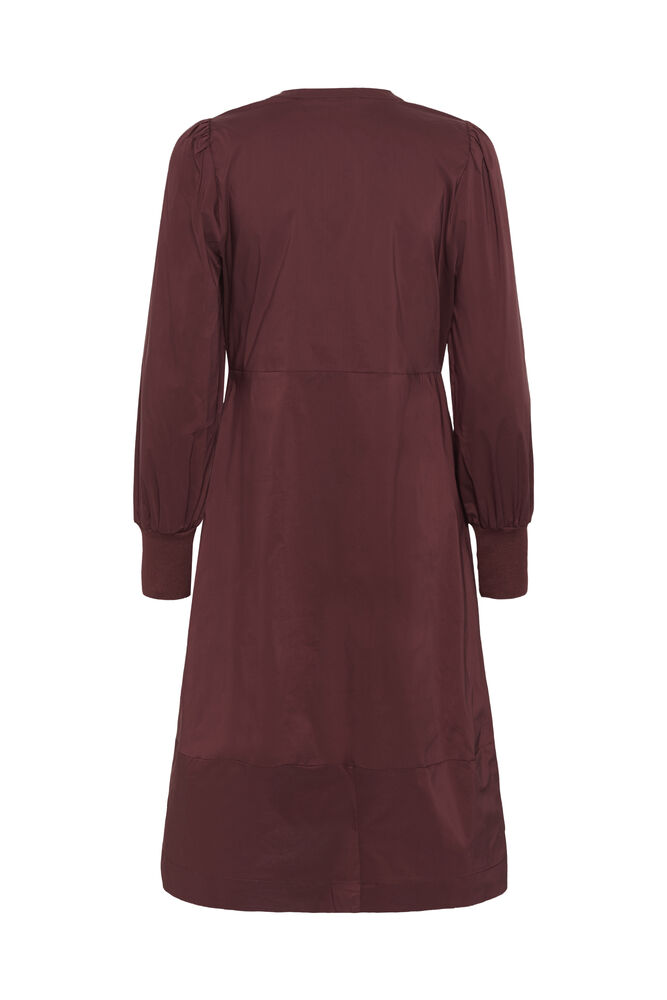 CULTURE Antoinette Rib Dress- Chocolate Truffle
