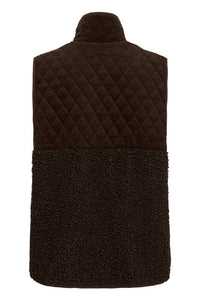 Culture Lenia Textured Gilet - Brown