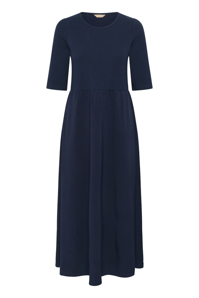 CULTURE Hilde Chabrina Rib Dress - Navy