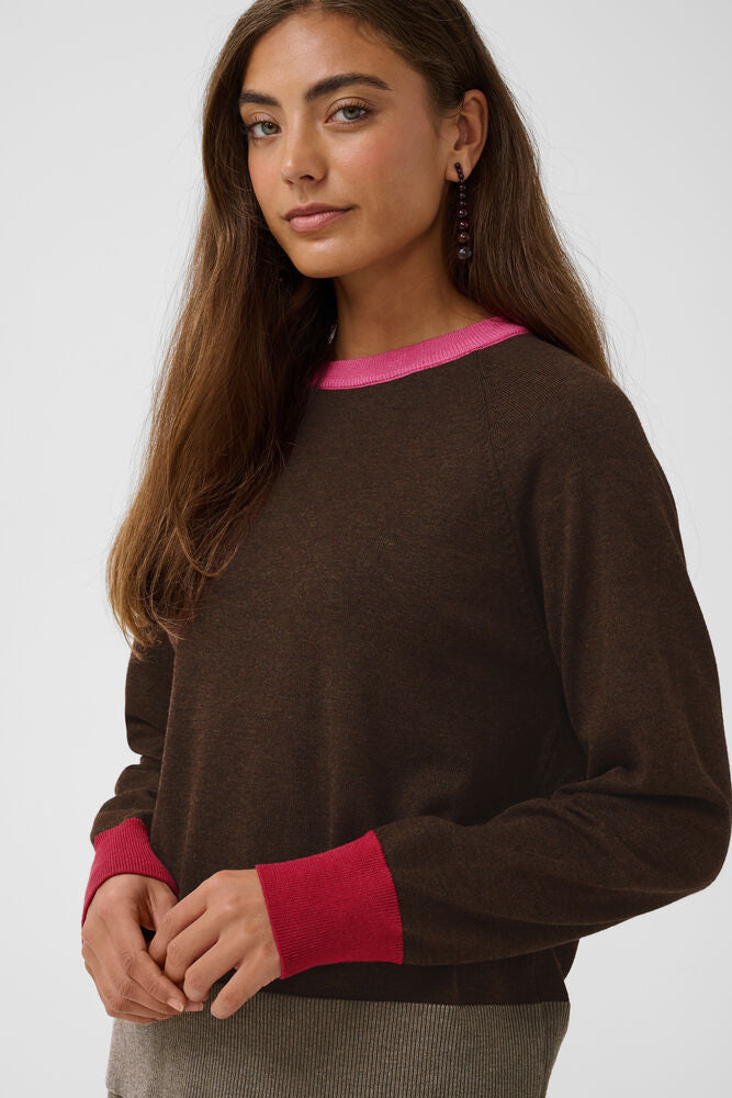 CULTURE Annemarie Pullover - Coffee Bean