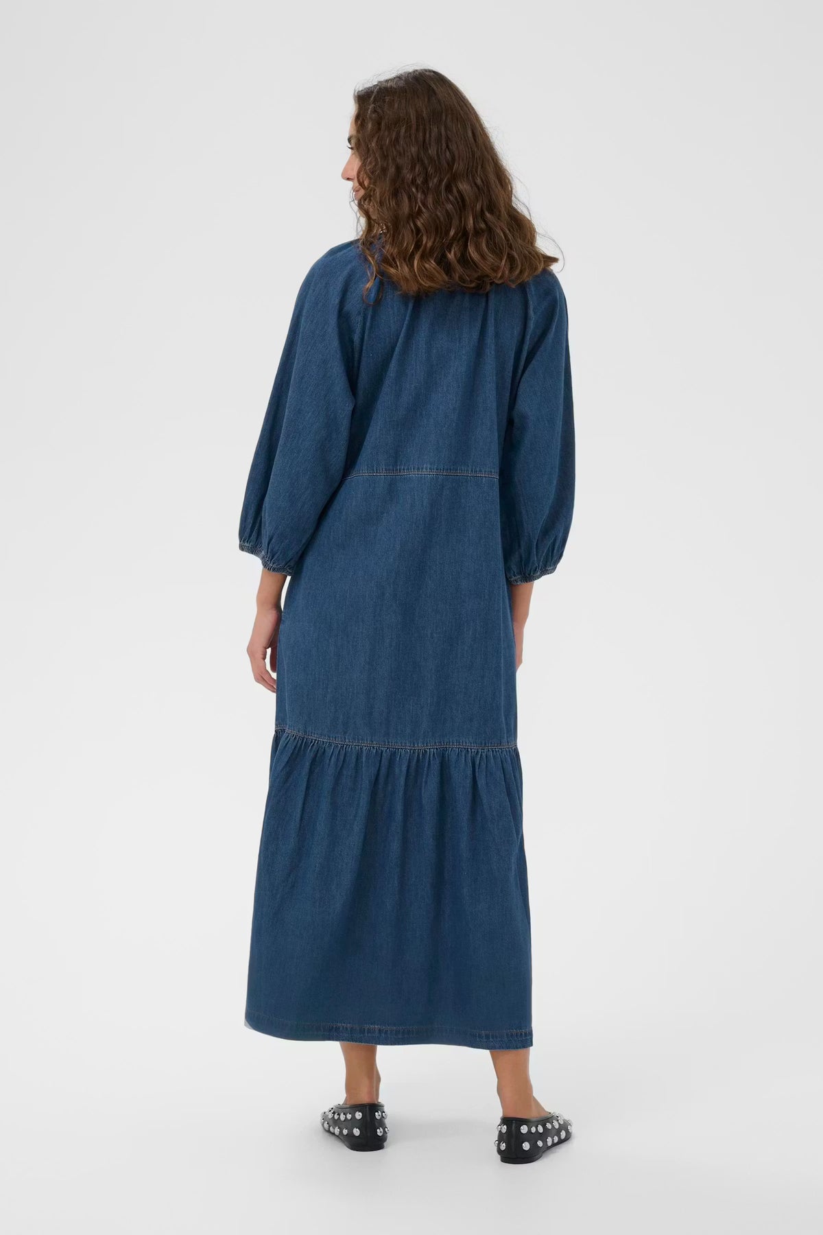 CULTURE Lava Arpa Long Denim Dress