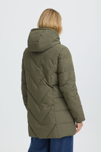 FRANSA Maise Puffer Jacket - Green