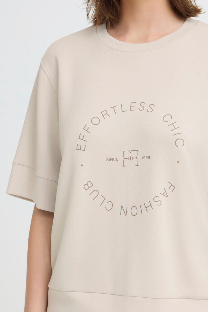 FRANSA Aurora Tee - Light Grey