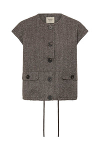 FRANSA Vea Vest - Brown