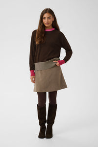 CULTURE Annemarie Pullover - Coffee Bean