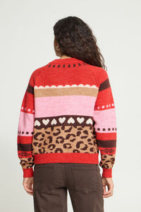 ICHI Livoni Multi-Colour Cardigan