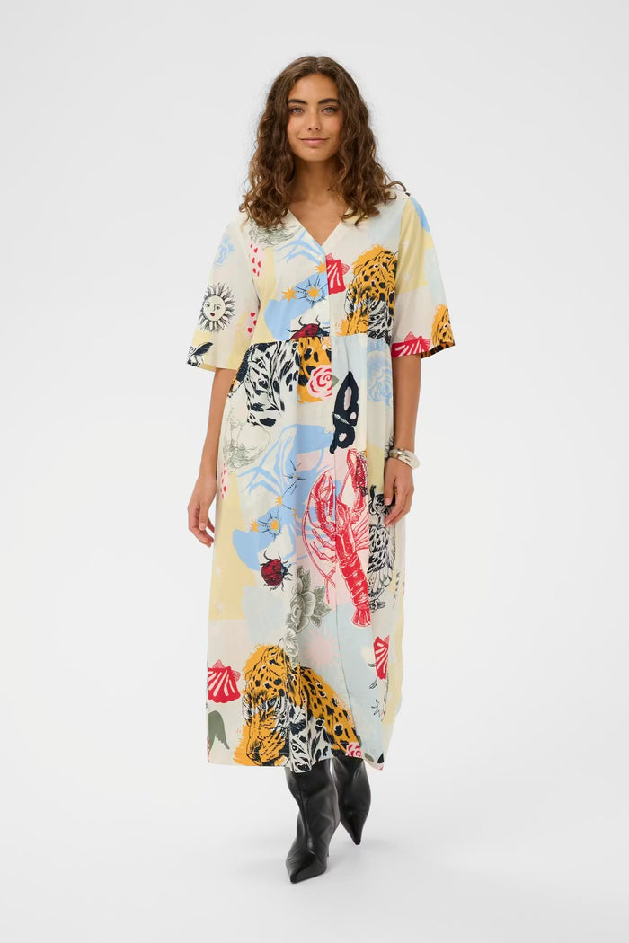 CULTURE Ashmo All-Over Print Dress
