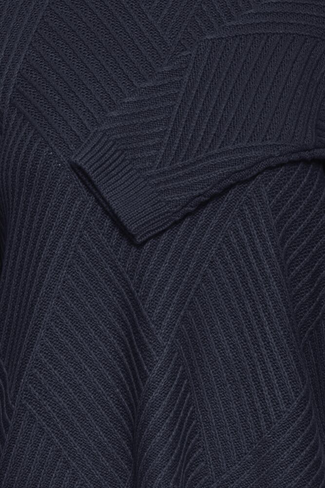 FRANSA Crew Neck Jumper - Navy
