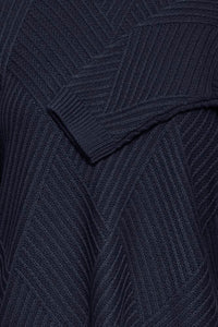 FRANSA Crew Neck Jumper - Navy