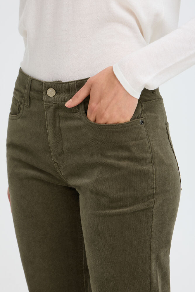 FRANSA Tean Tessa Cord : Khaki