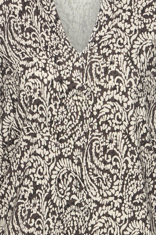 FRANSA Amy Blouse - Chocolate Print