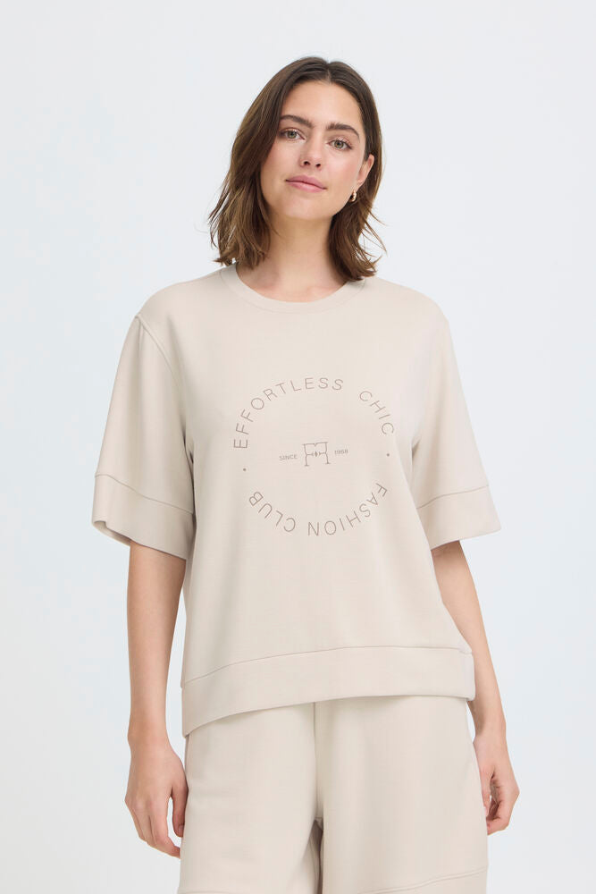 FRANSA Aurora Tee - Light Grey
