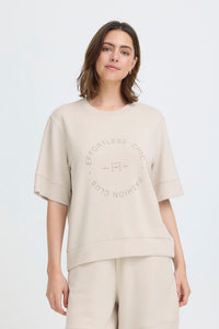 FRANSA Aurora Tee - Light Grey
