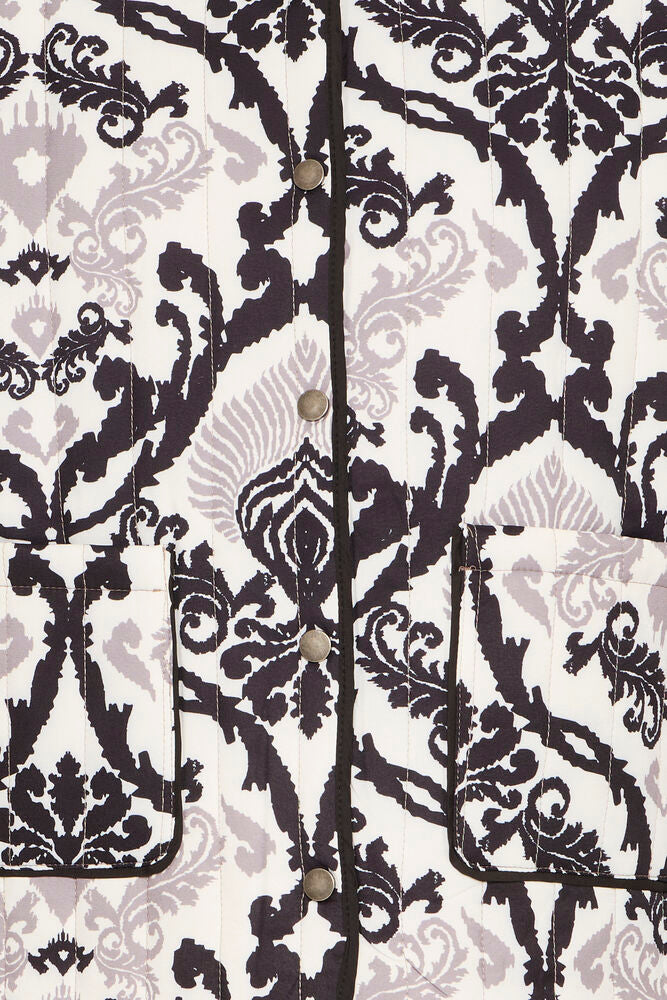 ICHI Malini Jacket - Black Print