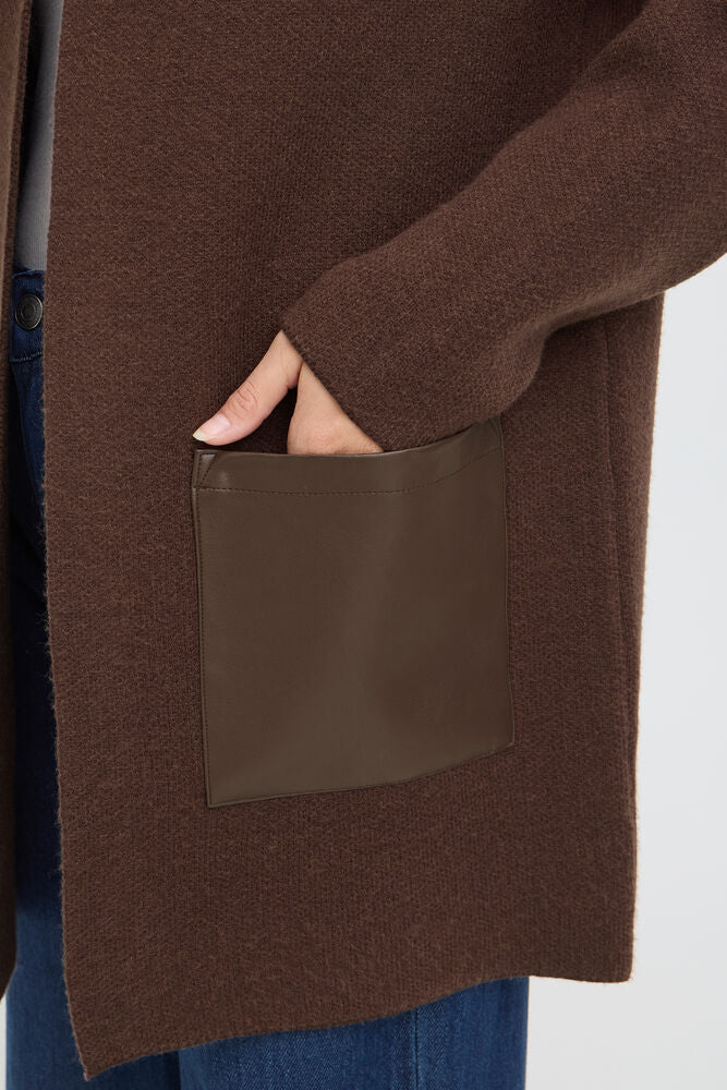 FRANSA Gia Cardigan - Brown