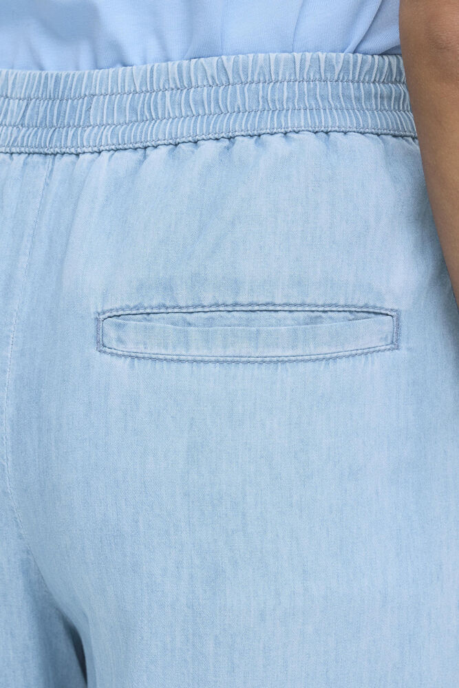 ICHI Barcy Carrot Leg Pants - Light Blue