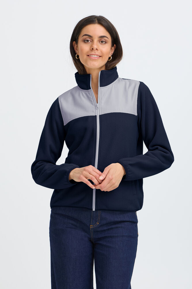 FRANSA Flea Full Zip Fleece - Navy