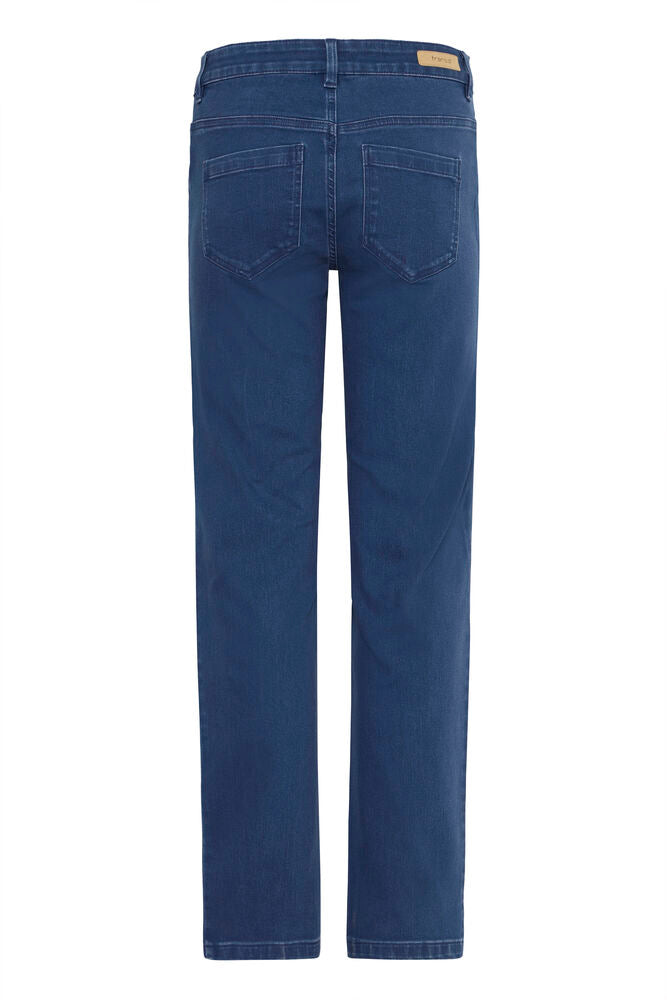 FRANSA Luxe Straight Jeans - Mid Blue