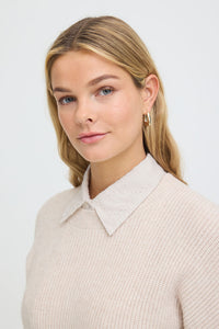 FRANSA Mariana Shirt Collar Insert - White