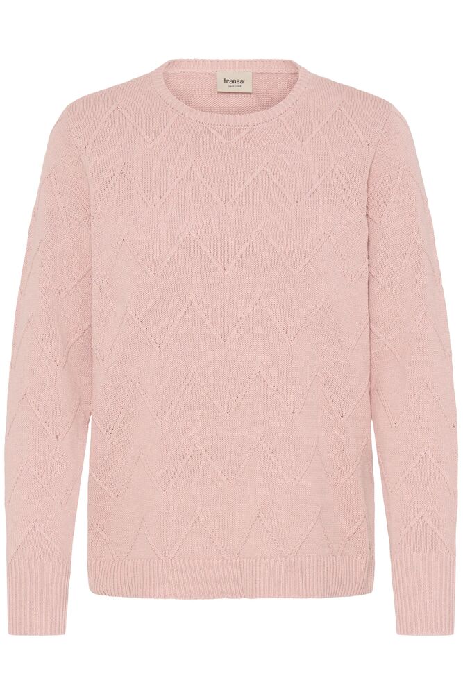 FRANSA Nanni Zig Zag Jumper - Pink