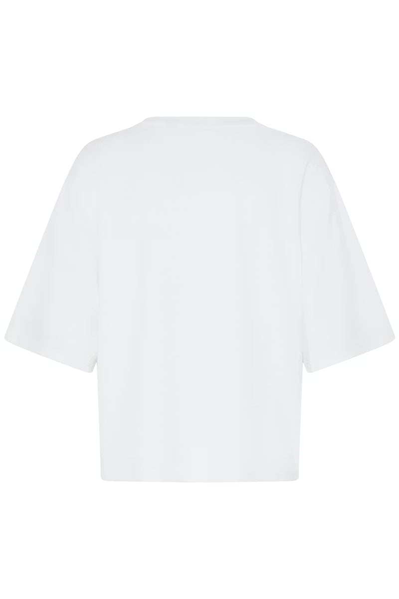 FRANSA Aurora Half Sleeve Sweatshirt - Whisper White