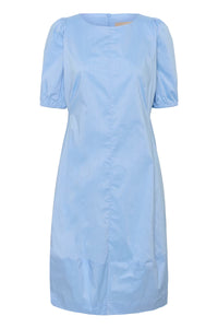CULTURE Antoinette Short Sleeve Dress- Blue
