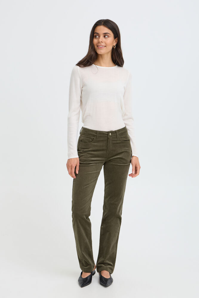 FRANSA Tean Tessa Cord : Khaki
