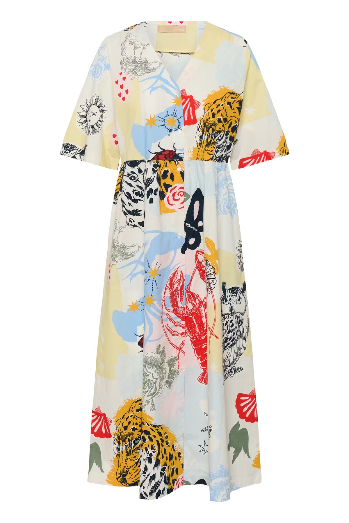CULTURE Ashmo All-Over Print Dress