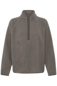 FRANSA Tenya Half Zip Fleece - Brown