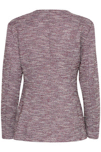 ICHI Ruti Checle Blazer - Pink Berry