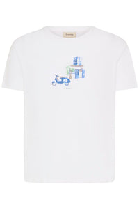 FRANSA Finley Italia Cotton T-Shirt - White