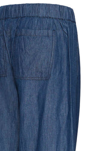 FRANSA Wide Leg Culotte - Denim