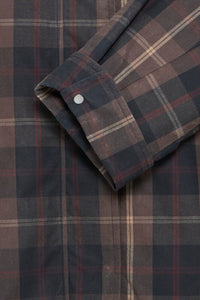 ICHI Cronto Jacket - Dark Navy Check