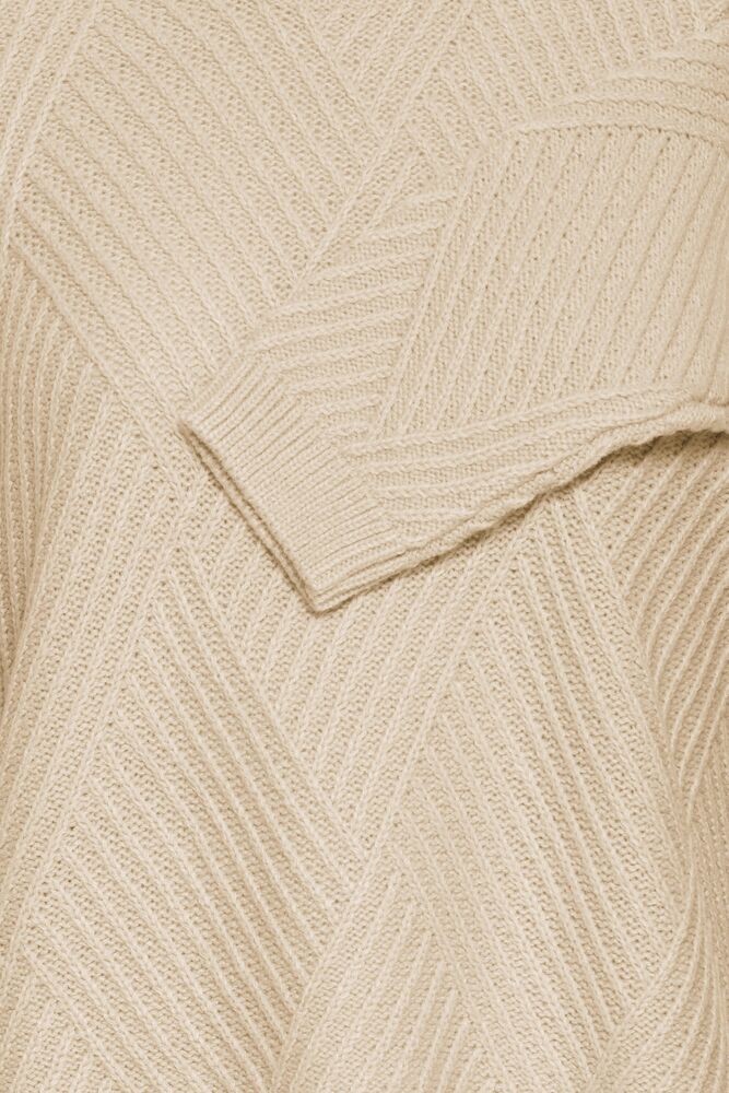 FRANSA Crew Neck Jumper - Tan