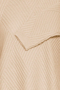 FRANSA Crew Neck Jumper - Tan